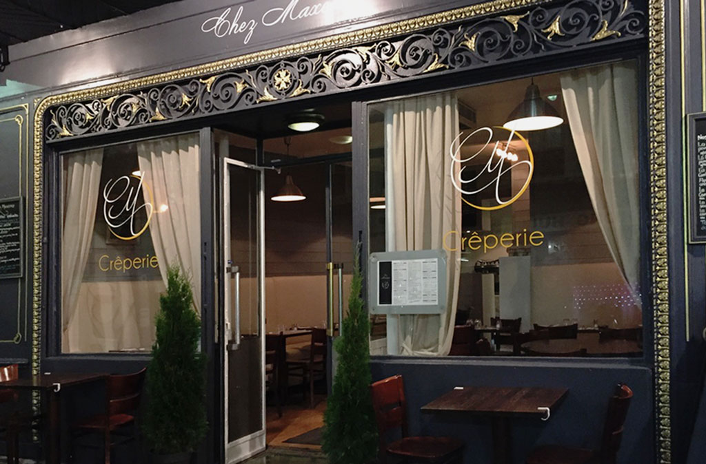 devanture du restaurant "Chez Maxence"