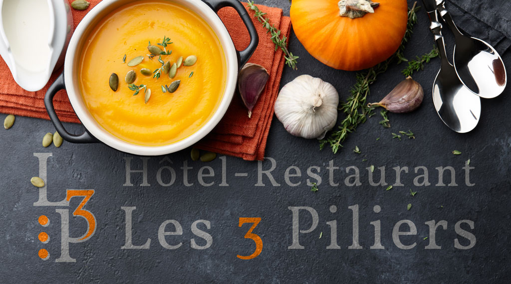 photomontage d'un plan de travail de cuisine sur lequel figure de bons produits du terroir.